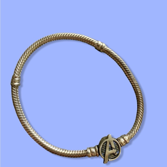 Pandora Silver Bracelet with Avengers Clasp - Picture 1 of 4